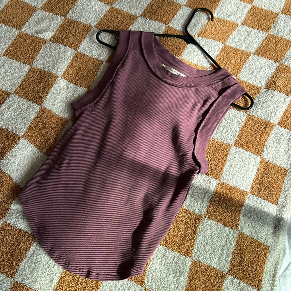 Free People Kate Rib Stretch Cotton Tank. Brand new w/out tags.